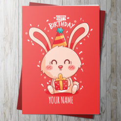 Birthday Bunny Card