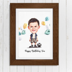 Birthday Caricature For A Boy