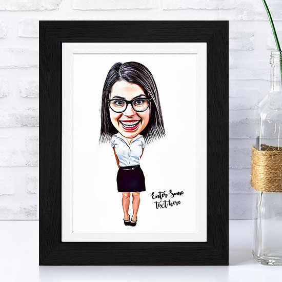 Caricature For Her (Dressed Smart)