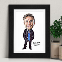 Caricature For Him (Dressed Smart)