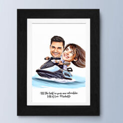 Custom Caricature for 2 People