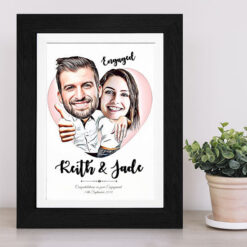 Engagement Caricature (Personalise)