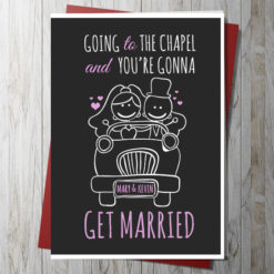Going to the chapel card