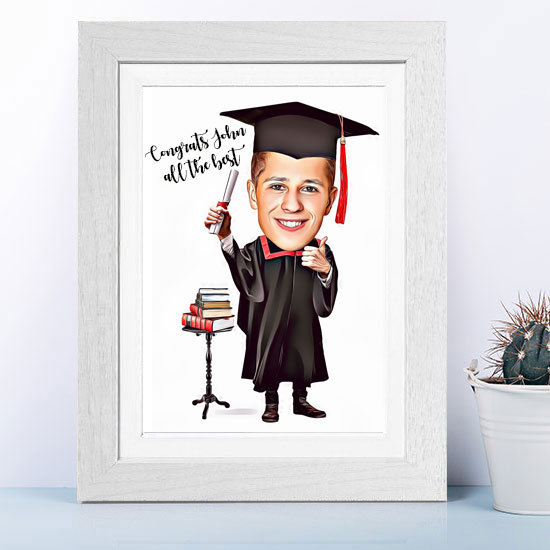 Graduation Caricature For Him