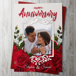 Happy Anniversary Card - Photo Upload (Personalise)