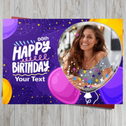 Happy Birthday Photo Upload Card