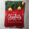 Pack of Happy Christmas Cards (Personalised) 10,20,30 Packs