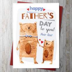 Daddy and Me Father's Day Card (Personalised)