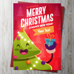 Merry Christmas Tree Card