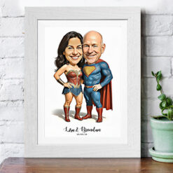 Superheros Caricature
