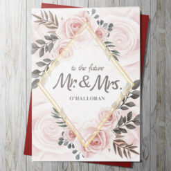 to the future Mr. & Mrs. (Personalise)