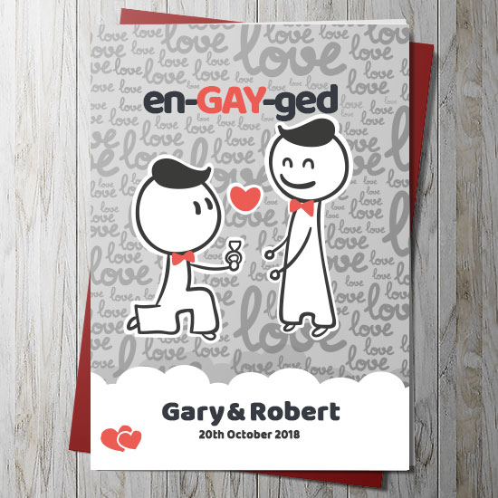 en-GAY-ged Card (Personalise)