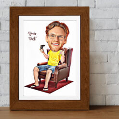 The Gamer Caricature