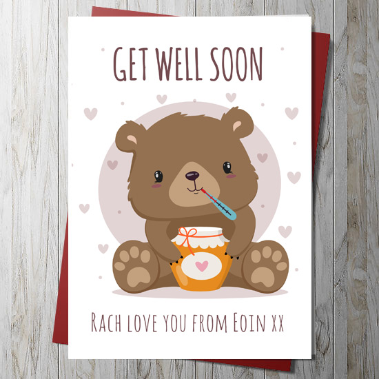 Get Well Soon Card - Bear 2