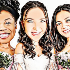 Custom Caricature for 5 People