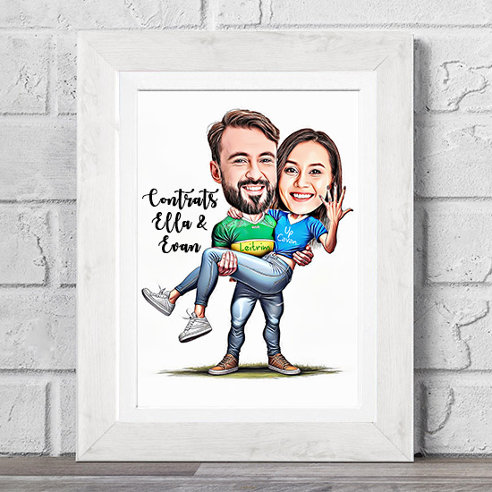 Personalised Cari-GAA-ture 3