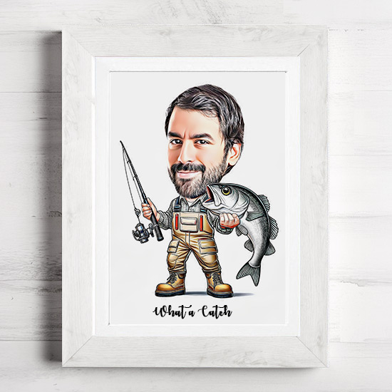 Fisherman Caricature
