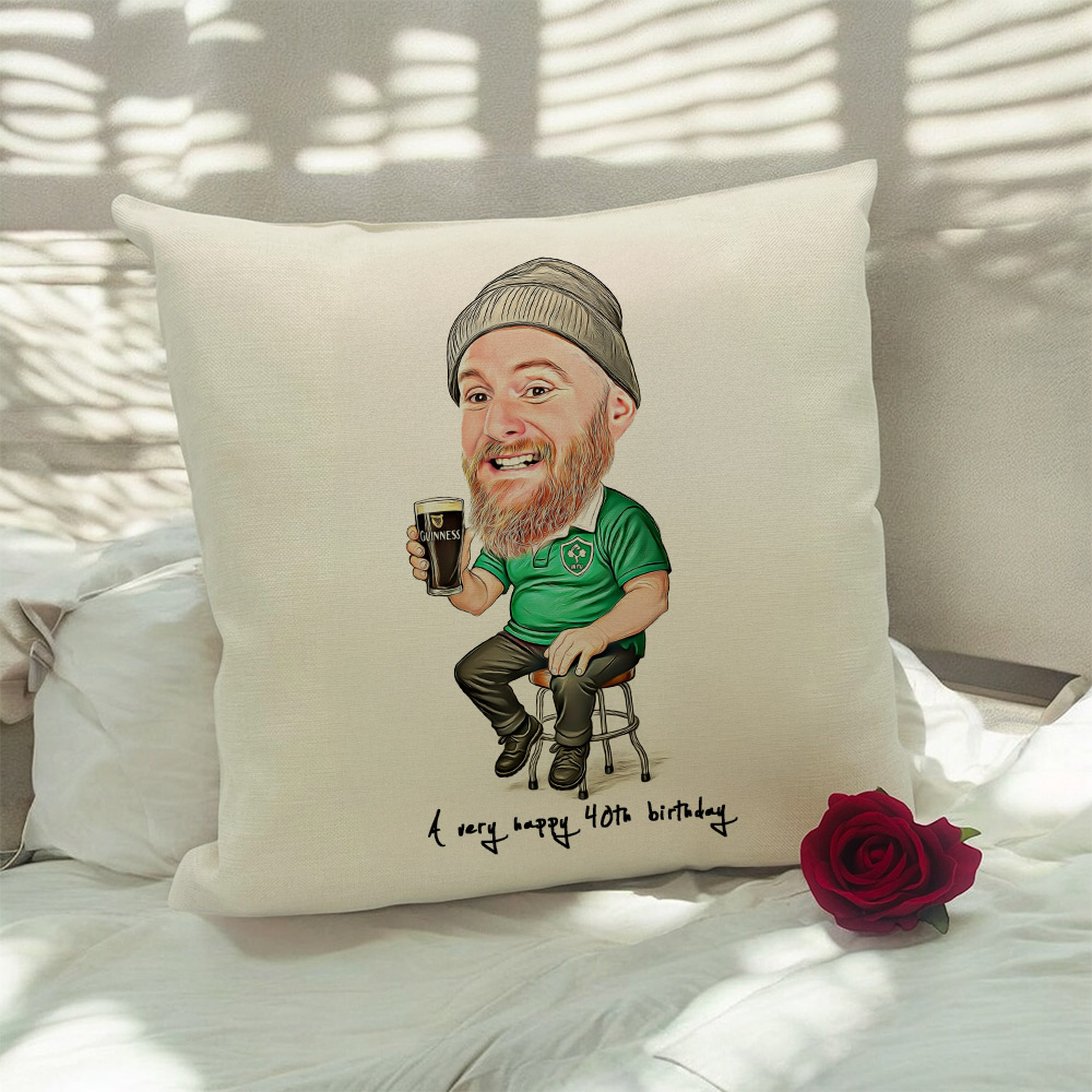Cushion Custom Caricature For 1 Person