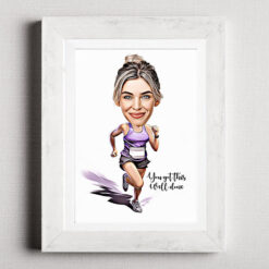 Running Caricature for her